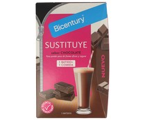 Batido con sabor a chocolate Sustituye de BICENTURY 225 g.