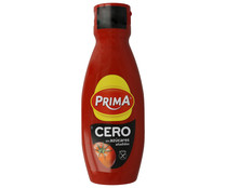 Ketchup sin azúcar añadido PRIMA CERO 570 g.