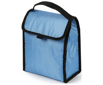 Bolsa porta alimentos de poliéster, color gris o azul, ESSENTIAL.