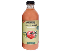 Salmorejo fresco elaborado con AOVE y hortalizas 100% frescas REALFOODING 1 L.
