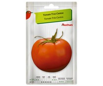 Sobre de semillas para sembrar tomates de la variedad Tres cantos PRODUCTO ALCAMPO.