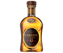 Whisky single malt destilado y embotellado en Escocia, con maduración de 12 años CARDHU botella de 1 l.