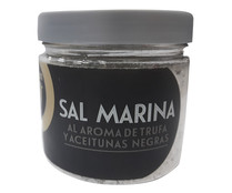 Sal marina aroma de trufa y aceituna negra ALCAMPO GOURMET 200 g