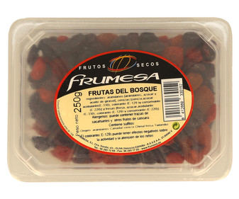 Frutas del bosque deshidratadas tarrina de 250 gramos Frutas del bosque deshidratadas tarrina de 250 gramos