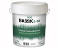 Pintura plástica exterior, blanco mate, BASSIK, 15L.