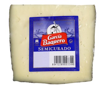 Queso semicurado de vaca, cabra y oveja GARCíA BAQUERO, 405 g. Queso semicurado de vaca, cabra y oveja GARCíA BAQUERO, 405 g.