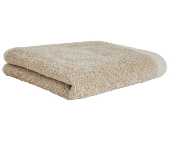 Toalla de lavabo 100% algodón color beige, 600g/m², Terry Woven, ACTUEL. Toalla de lavabo 100% algodón color beige, 600g/m², Terry Woven, ACTUEL.
