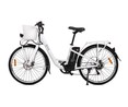 Bicicleta eléctrica YOUIN You-Ride Paris, color blanco, 250W, 6 velocidades, ruedas 26”, autonomía 35km.