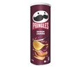 Patatas con forma de teja sabor jamón bote de 165 g.
