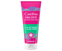 Gel intimo con aloe vera y té verde CAREFREE Duo effect 200 ml.