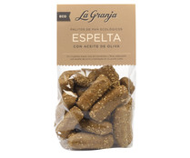 Palitos de pan espelta ecológicos en aceite de oliva LA GRANJA 150 g.