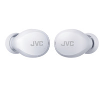 Auriculares inalámbricos Bluetooth JVC Gumy Mini HA-A6T blancos, control táctil, autonomía 23 horas, compatible con asistente de voz, IPX4.