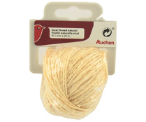 Cuerda sisal de 1 cabo 2 milímetros x 20 metros, PRODUCTO ALCAMPO. Cuerda sisal de 1 cabo 2 milímetros x 20 metros, PRODUCTO ALCAMPO.