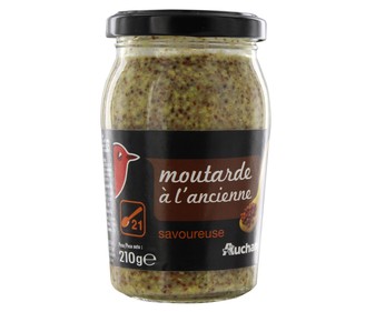 Mostaza de Dijon anciene PRODUCTO ALCAMPO frasco de 210 g. Mostaza de Dijon anciene PRODUCTO ALCAMPO frasco de 210 g.