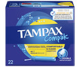 Tampones regular con aplicador TAMPAX Compak 22 uds