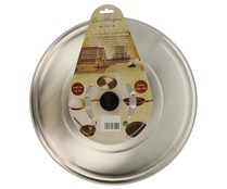 Tapa de freír fabricada en aluminio con desvaporizador, 36 centímetros de diámetro LA ALBUFERA.