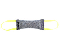 Juguete para perros motivador de tela francesa y dos asas de nylon JULIUS-K9 25 x 5,5 cm. 1 ud