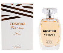Eau de parfum para mujer con vaporizador en spray COSMIA Forever 100 ml.