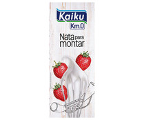 Nata líquida (35 % de materia grasa) para montar KAIKU Km. 0 200 ml.