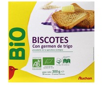 Biscottes con germen de trigo ALCAMPO ECOLÓGICO 300 g.