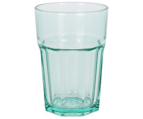 Vaso americano de vidrio color verde pastel, 0,36 litros, SWEET AHOME.