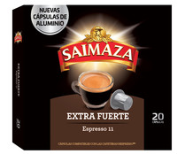 Café extrafuerte Nª 11 en cápsulas SAIMAZA 20 uds.