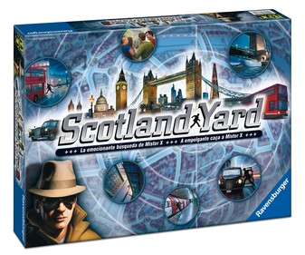 Juego de mesa de estrategia Scotland Yard, para 3 o más jugadores RAVENSBURGER. Juego de mesa de estrategia Scotland Yard, para 3 o más jugadores RAVENSBURGER.