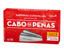 Sardinillas en tomate CABO DE PEÑAS lata de 56 g.