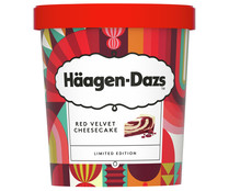 Tarrina de helado de red velvet cheesecake HÄAGEN-DAZS 460 ml.