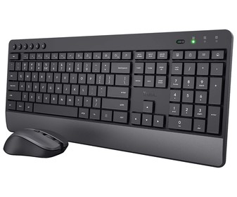 Set de teclado y ratón inalámbricos, TRUST Trezo. Set de teclado y ratón inalámbricos, TRUST Trezo.