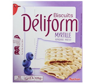 Galletas rellenas de arándanos 125 gramos Galletas rellenas de arándanos 125 gramos