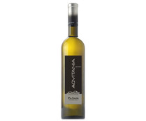Vino blanco albariño con denominación de origen Rías Baixas AQUITANIA botella de 75 cl.