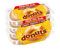 Rosquillas con azúcar DONUTS GLACÉ Pack XXL8 uds. 416 g.