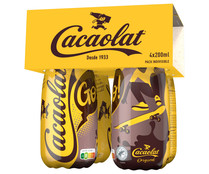 Batido de cacao UHT CACAOLAT Original 4 x 200 ml.