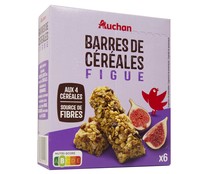 Barrtidas de cereales con higo PRODUCTO ALCAMPO CROUSTY 6 uds. x  21 g.