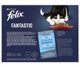 Comida para gatos adultos a base de pollo, buey, conejo y cordero en gelatina FELIX 12 uds. x 85 g.