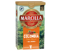 Café molido Colombia, tueste natural MARCILLA 250 g.