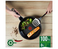 Sartén 24cm de aluminio fundido con antiadherente antirayaduras, Jordi Cruz TEFAL.