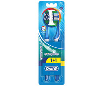 Cepillo de dientes con filamentos de dureza media ORAL B Complete  2 uds