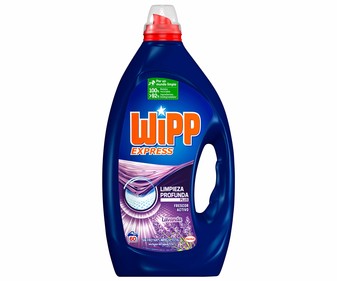 Detergente en gel lavanda para lavadora WIPP Express 60 lavados 3 L. Detergente en gel lavanda para lavadora WIPP Express 60 lavados 3 L.