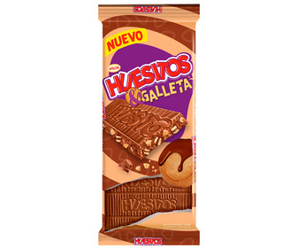 Chocolate con leche y galleta HUESITOS 125 g.