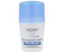 Desodorante mineral roll-on para mujer, sin sales de aluminio VICHY 50 ml. Desodorante mineral roll-on para mujer, sin sales de aluminio VICHY 50 ml.