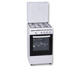 Cocina independiente a gas natural ROMMER VCH-455 N con Grill, 4 fuegos. H: 82,6cm, A: 50cm, F: 54cm.