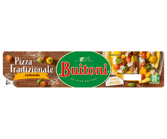 Masa fina y esponjosa, para pizza redonda tradicional BUITONI 260 g. Masa fina y esponjosa, para pizza redonda tradicional BUITONI 260 g.