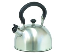 Cafetera tetera silbante de acero inoxidable, 1,5 litros IBILI.