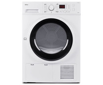 Secadora por condensaci&oacute;n QILIVE Q.6836, capacidad de secado: 8KG, H: 84,5cm, A: 59,4cm, F: 62,5cm.