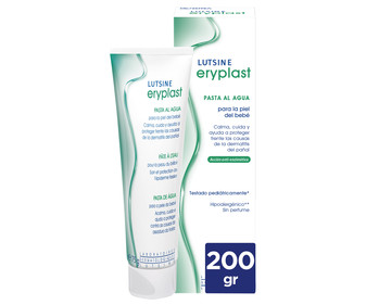 Pasta al agua que calma y protege las posibles irritaciones de la piel del lactante y del bebé LUTSINE Eryplast 200 G. Pasta al agua que calma y protege las posibles irritaciones de la piel del lactante y del bebé LUTSINE Eryplast 200 G.