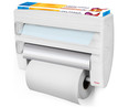 Dispensador para hasta 3 rollos de cocina, 39x10x25 centímetros METALTEX.
