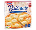 Pizza de masa fina y crujiente 4 quesos (Mozzarella, Edam, Emmental y Azúl)  DR. OETKER Ristorante 340 g.