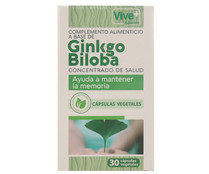 Complemento alimenticio a base de Ginkgo Biloba VIVE ADVANCE 30 uds.